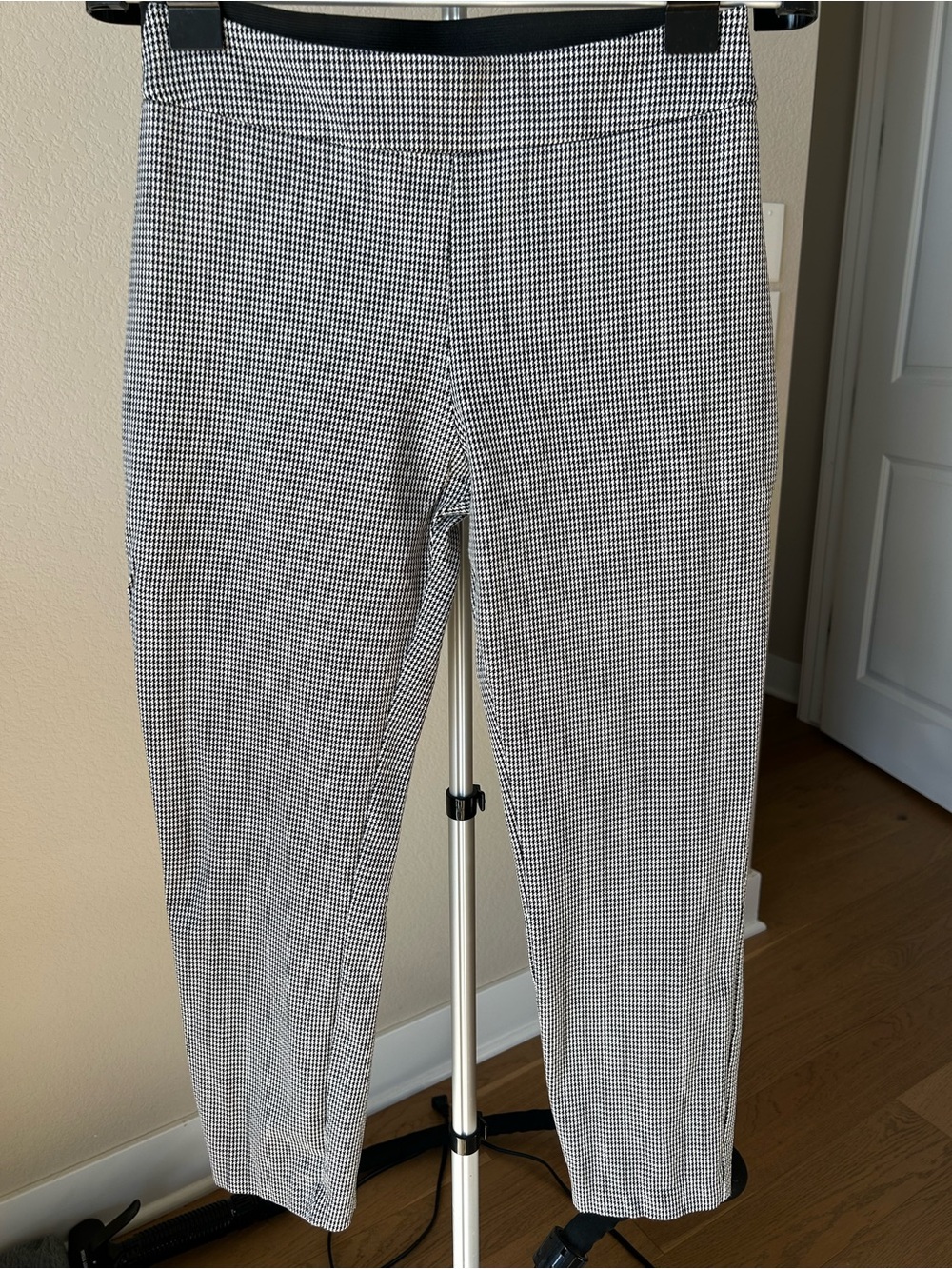 a new day Black & White Houndstooth Ponte Pants